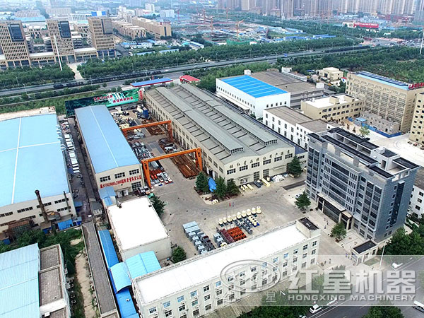 紅星河卵石制砂機(jī)廠(chǎng)家俯視圖