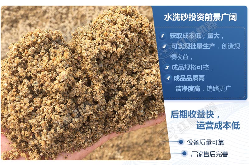 石粉洗出來的砂怎么樣？洗沙設備多少錢一臺？